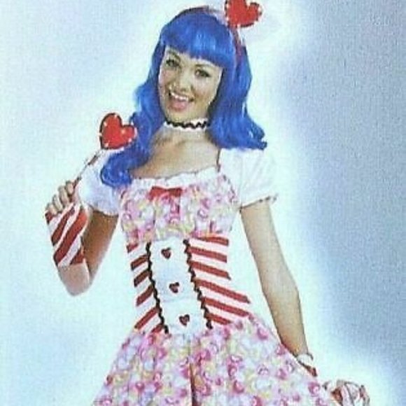 Kids Lollipop Sensation Sugar Sugar Size 7-9 Candy Girl Fancy Dress Up Halloween - Picture 9 of 16